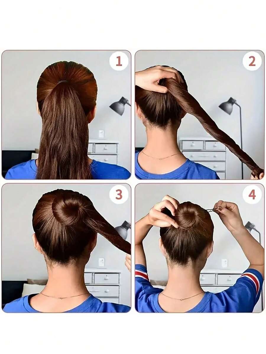 SHEIN دبابيس شعر غير مرئية لتثبيت الغرة والجوانب