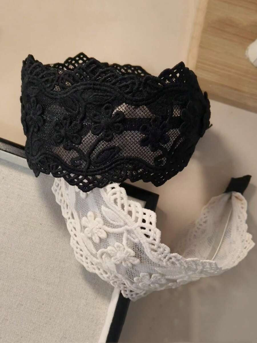 SHEIN طقم 2 طوق شعر فرنسي أنيق