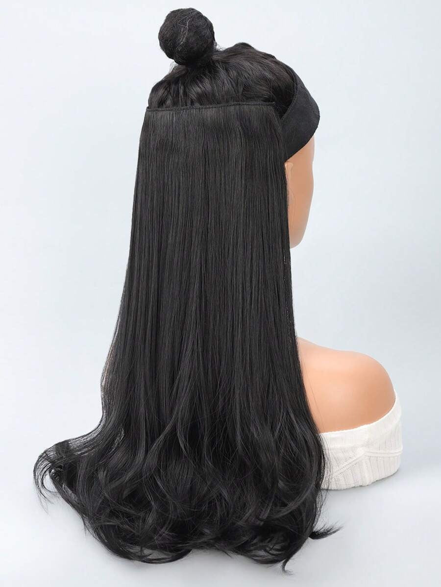 SHEIN وصلة شعر بمشبك ستايل مموج طبيعي أسود
