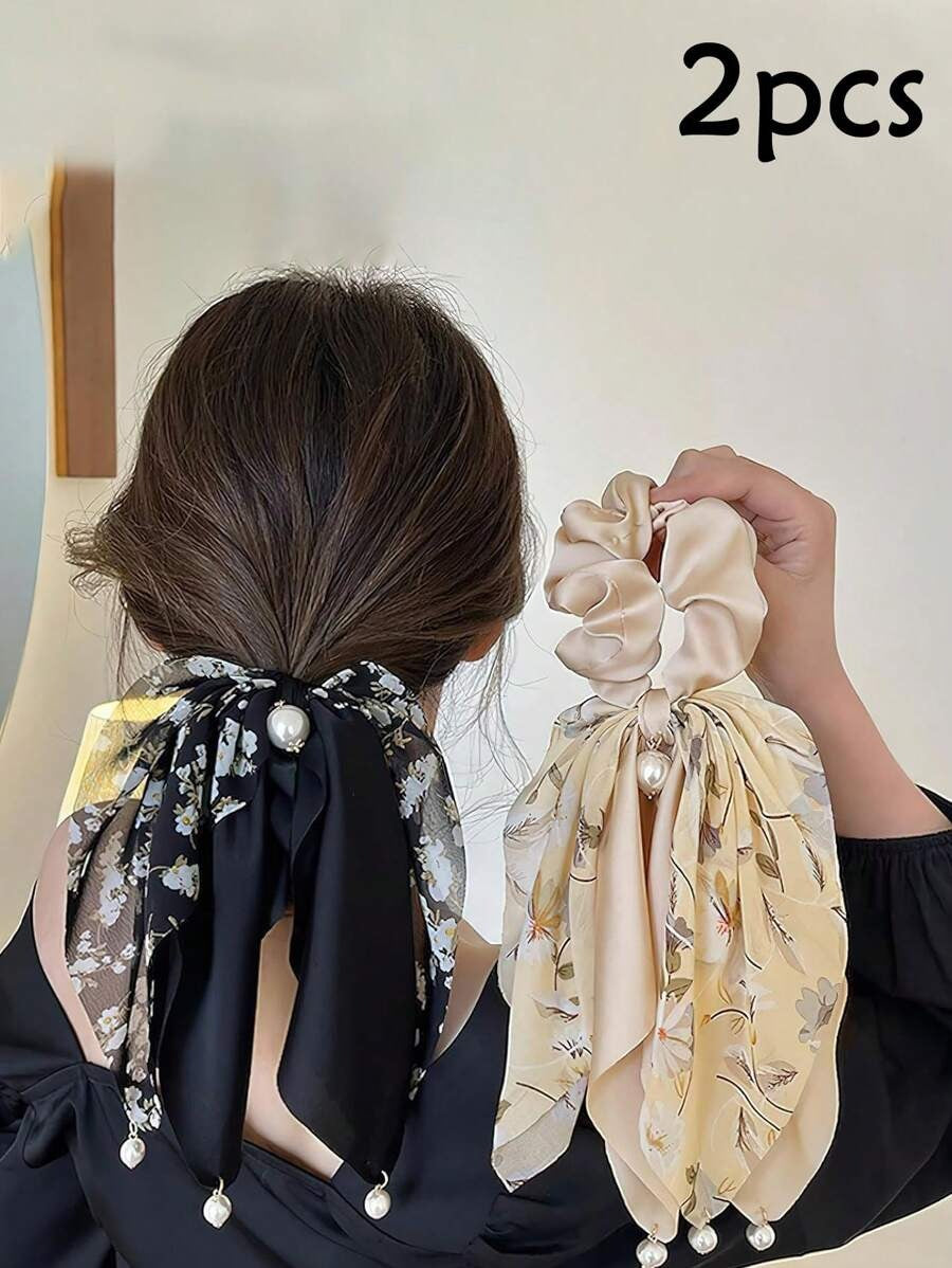 SHEIN شريطة شعر بستايل بوهيمي ناعم مزينة بخرز