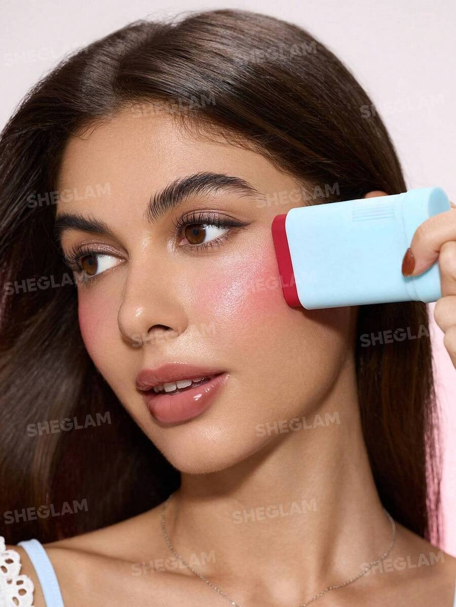 SHEGLAM Glass Glow Cherry Express أحمر خدود عصا