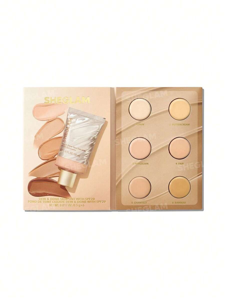 SHEGLAM Dew &Done – Light ملون بشرة تنت