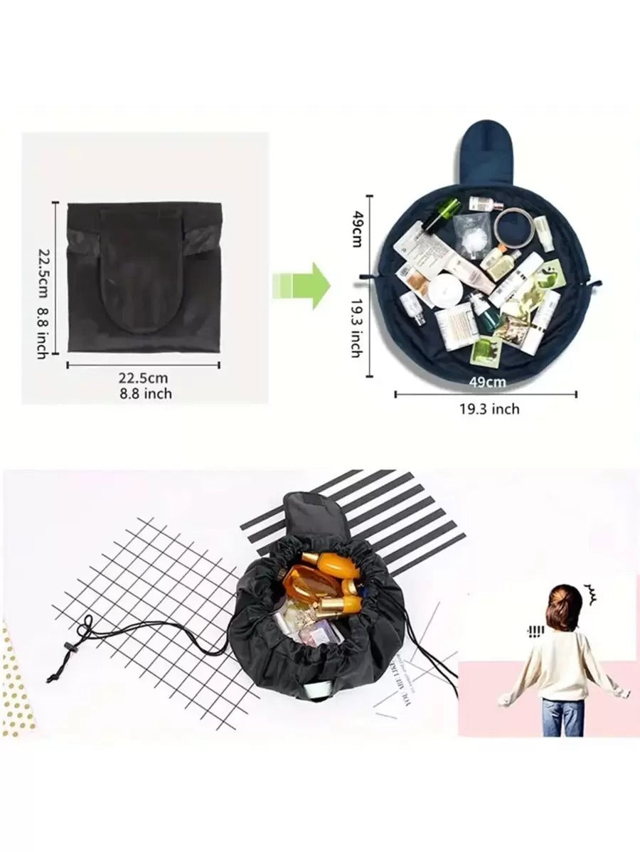 SHEIN حقيبة مكياج بلون أسود