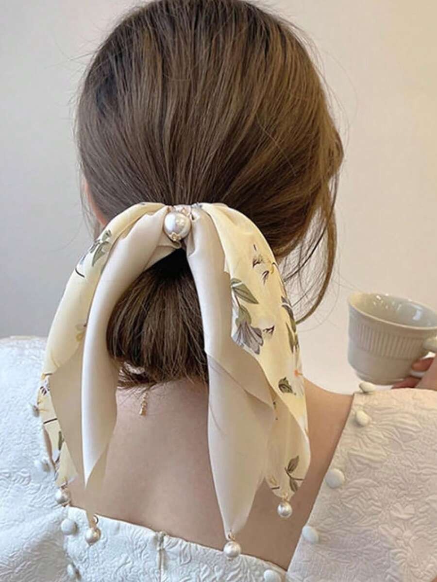 SHEIN شريطة شعر بستايل بوهيمي ناعم مزينة بخرز