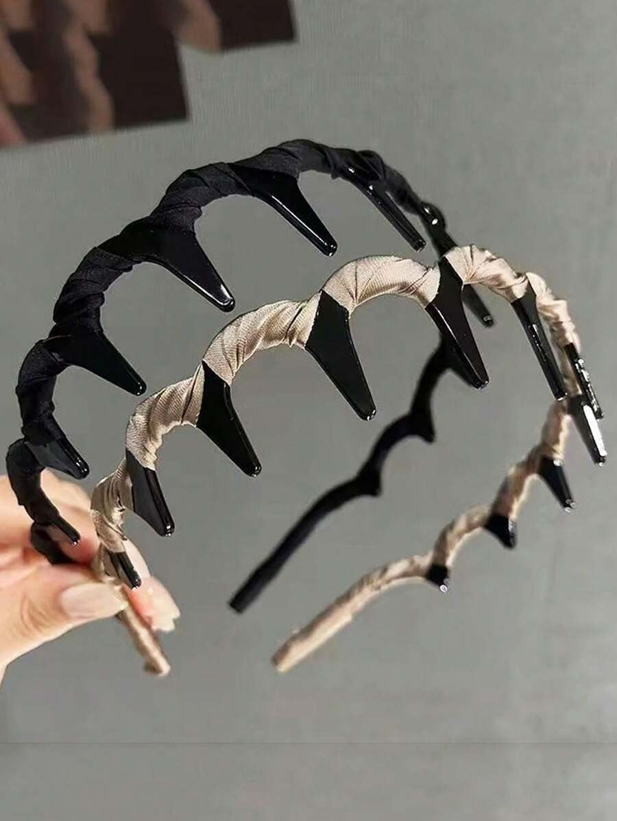 SHEIN طقم شريط شعر نسائي بتصميم متعرج أنيق