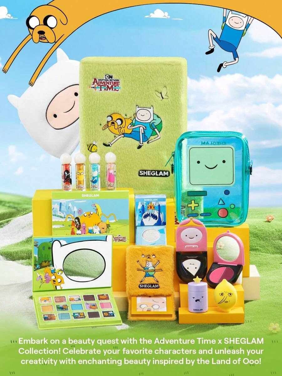 SHEGLAM Adventure Time ملمع شفاه بلون لامع