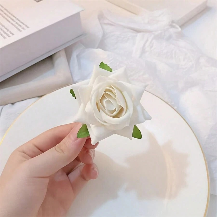 SHEIN طقم مشابك شعر على شكل وردة – قطعتين