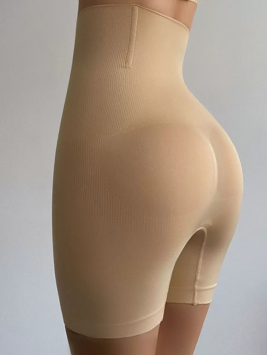 SHEIN شورت مشد بخامة محبوكة وخصر عالي