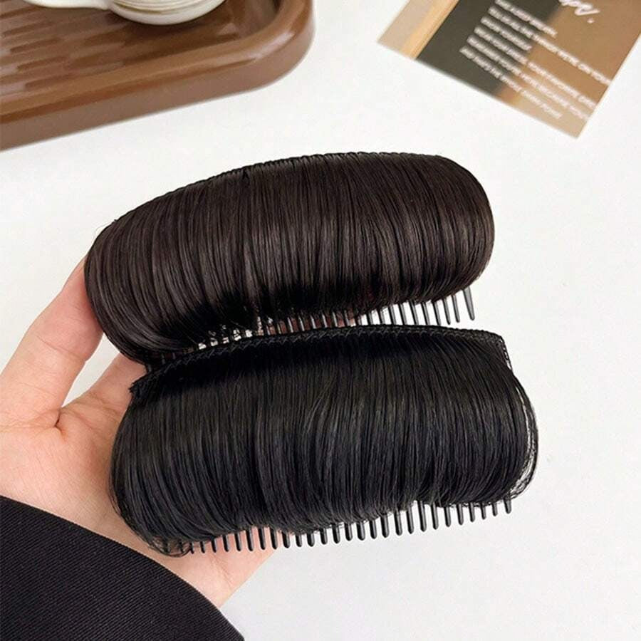 SHEIN قاعدة لرفع حجم الشعر قطعة وحدة مع مشط ومشابك للتثبيت