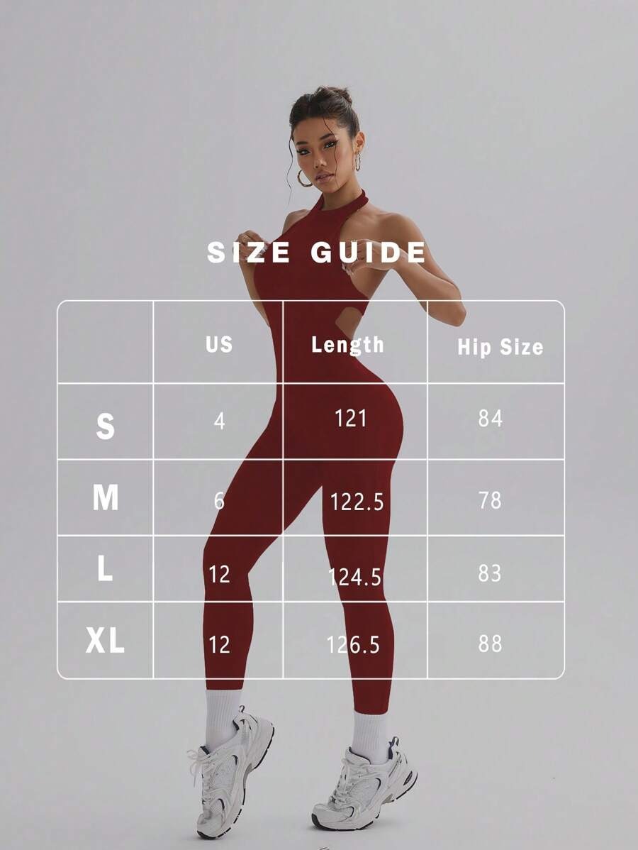 SHEIN جمبسوت رياضي نسائي بدون أكمام