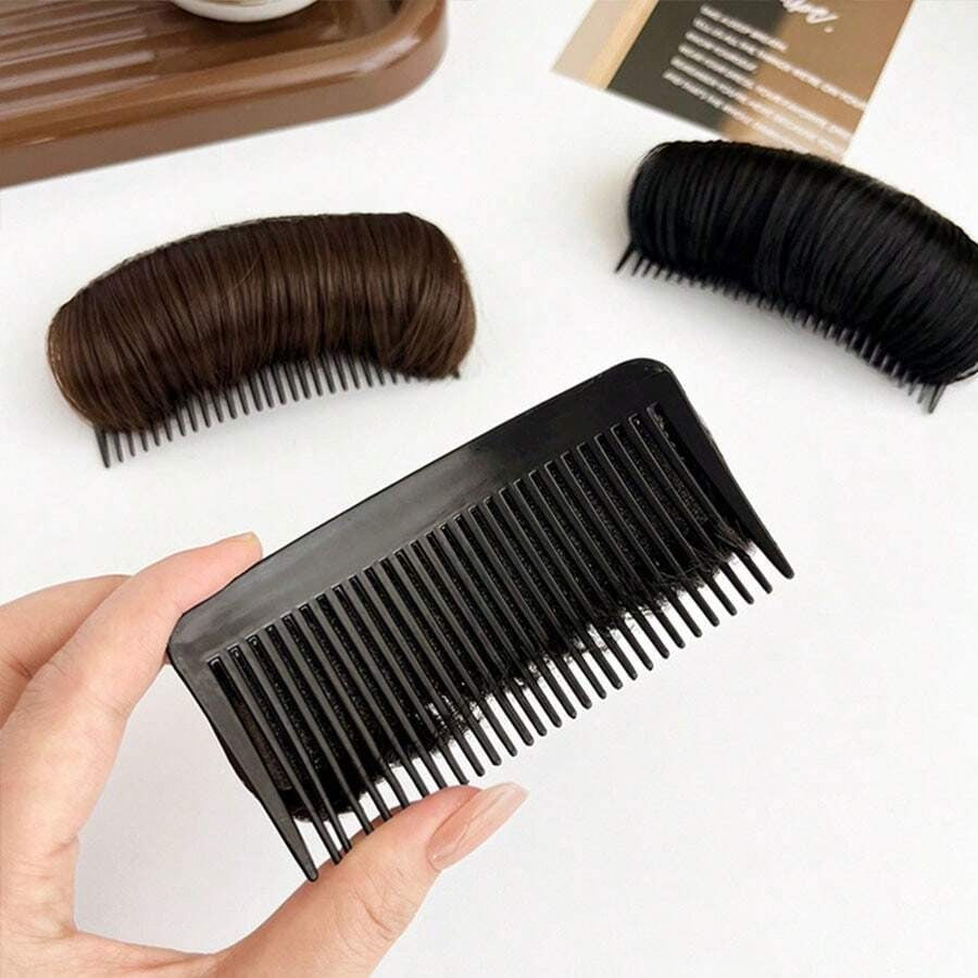 SHEIN قاعدة لرفع حجم الشعر قطعة وحدة مع مشط ومشابك للتثبيت