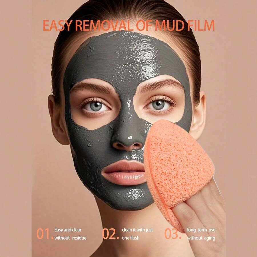 SHEIN اسفنجة تنظيف وتقشير عميق للوجه