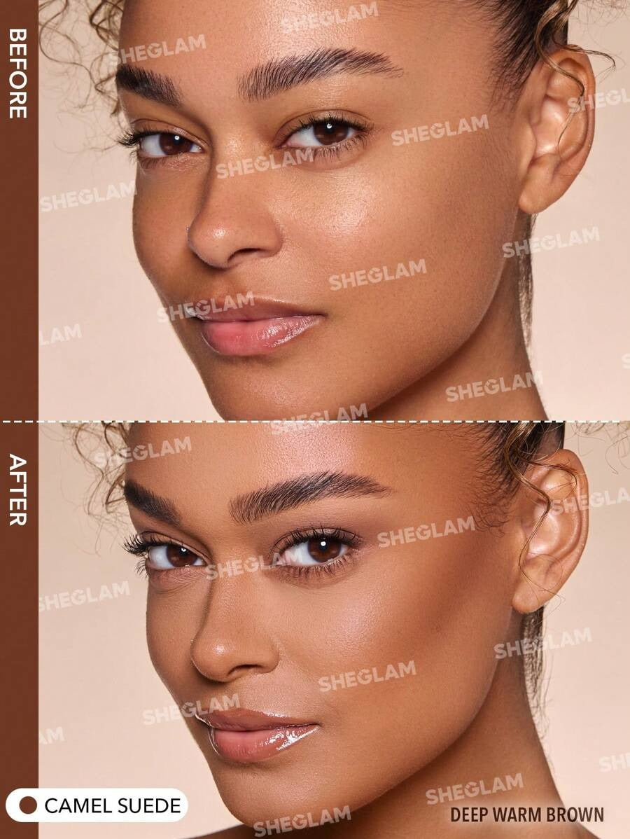SHEGLAM Camel Suede كريم كونتور سائل