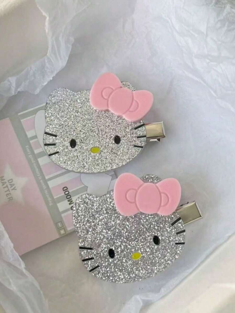 SHEIN Hello Kitty دبابيس شعر