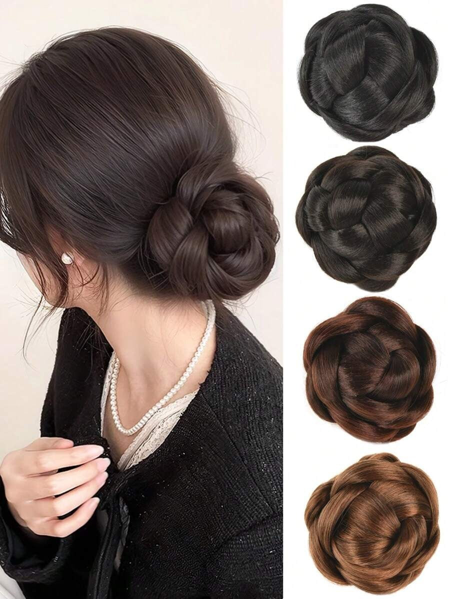 SHEIN كعكة شعر مستعار بتصميم أنيق
