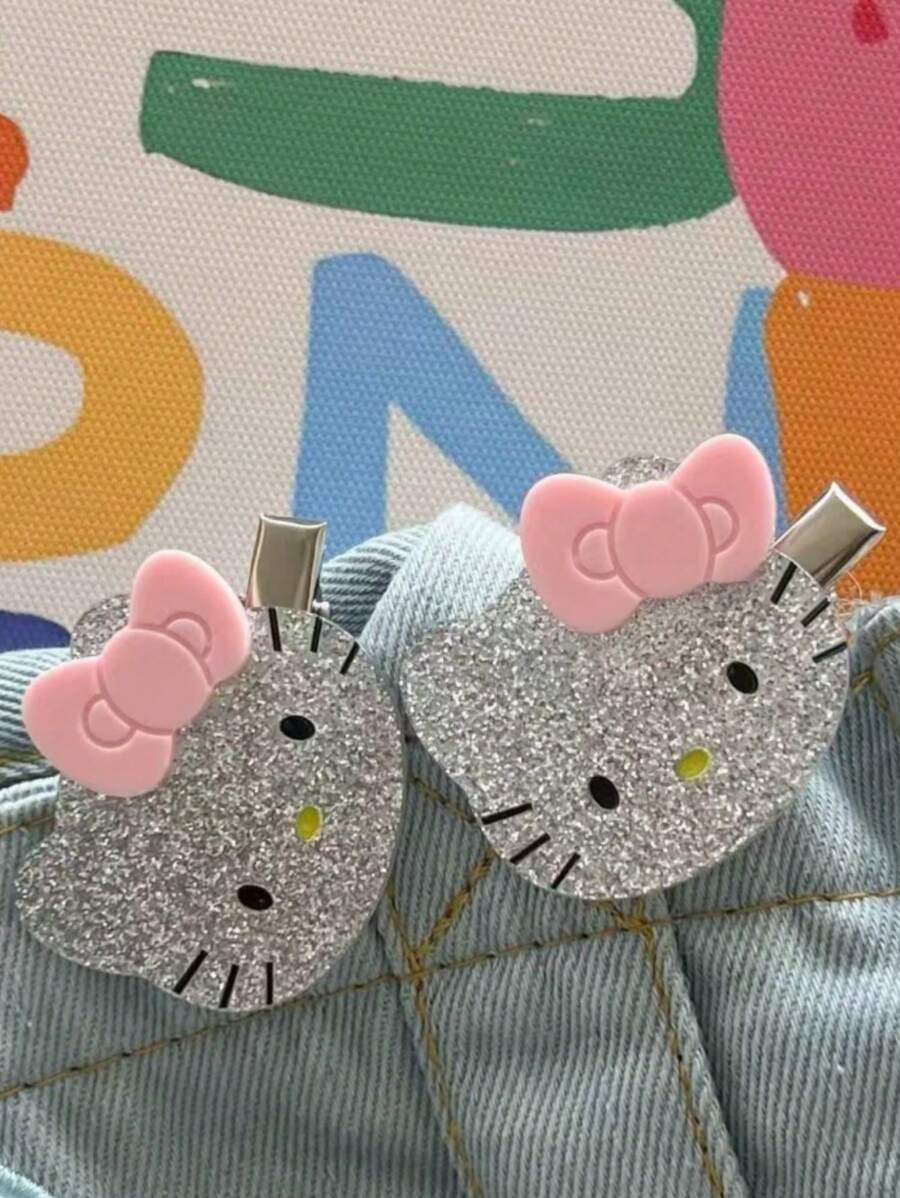 SHEIN Hello Kitty دبابيس شعر