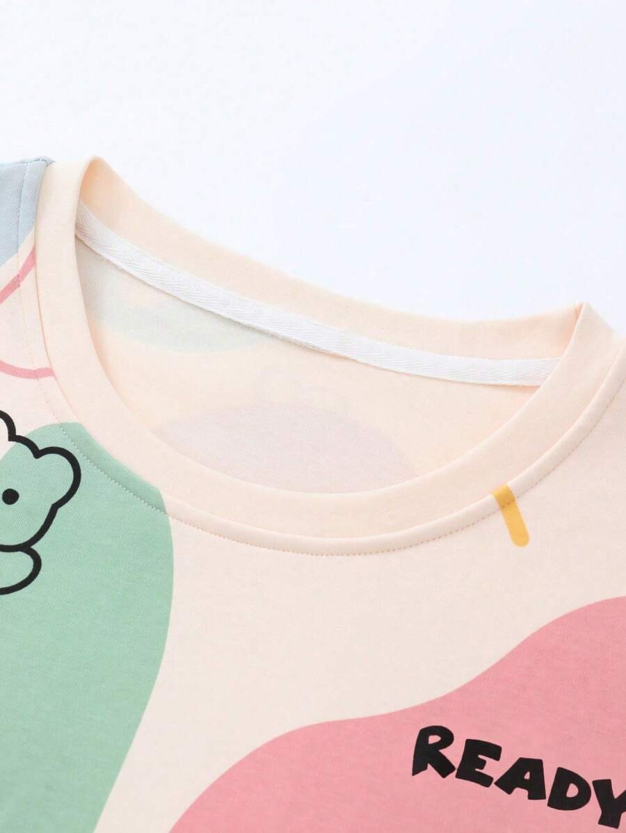 SHEIN طقم بيجامة صيفي بطبعات أزهار