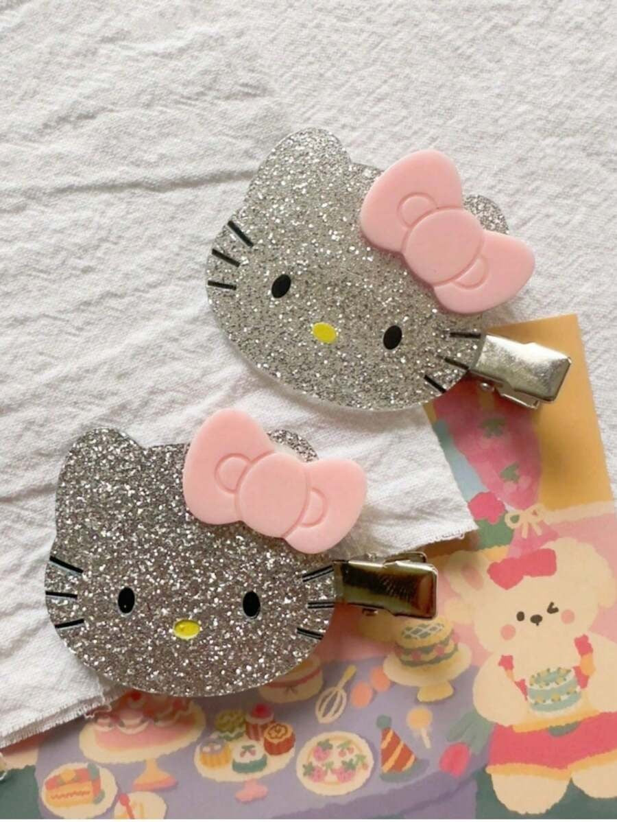 SHEIN Hello Kitty دبابيس شعر