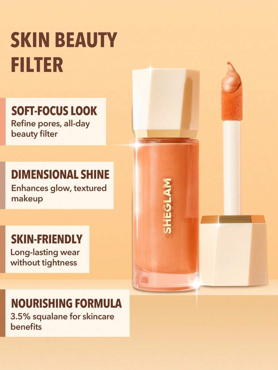 SHEGLAM Sunburst Glow Mixer Fair Warm Peach برايمر كريمي بتركيبة خفيفة