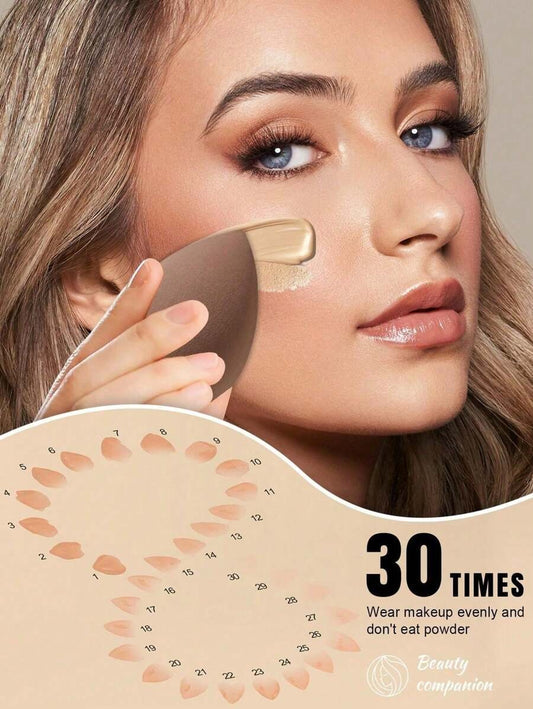 SHEIN طقم إسفنج مكياج متكامل –  30قطعة بدرجات القهوة