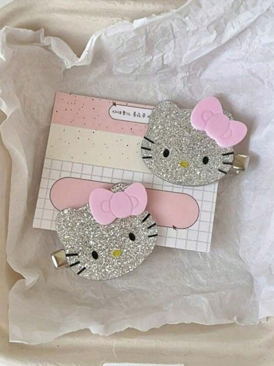 SHEIN Hello Kitty دبابيس شعر