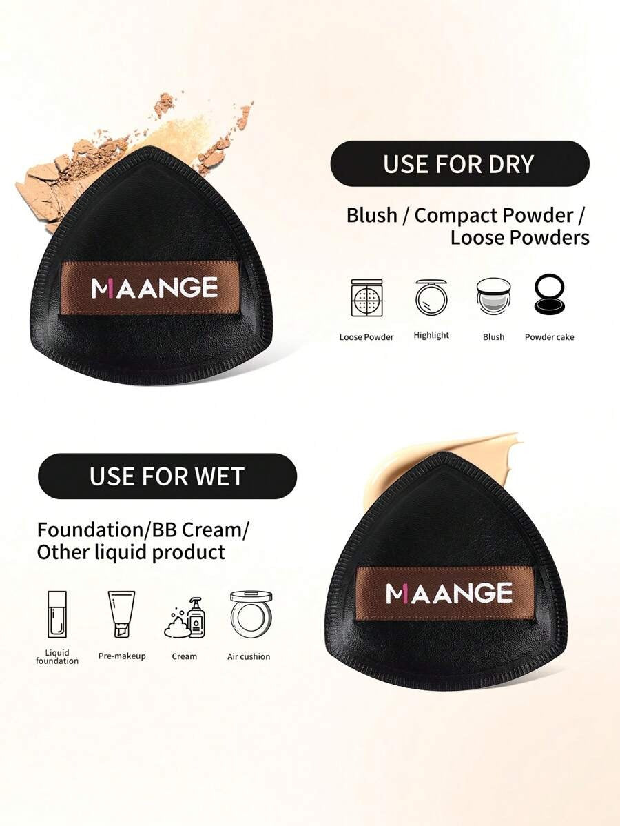 SHEIN MAANGE فرش مكياج مثلثة