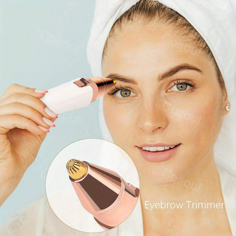 SHEIN أداة أنيقة وسهلة الاستخدام لإزالة شعر الوجه بلون أبيض