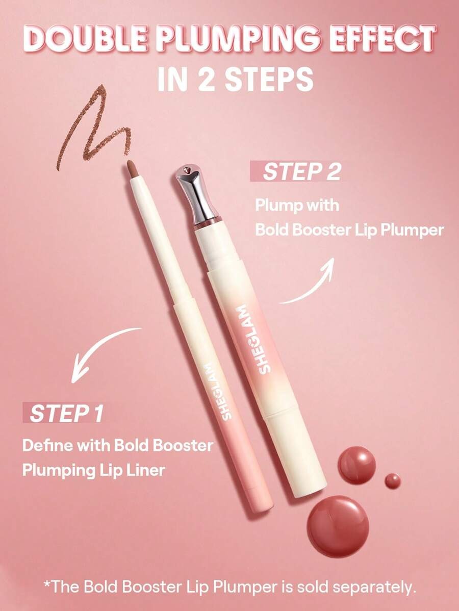 SHEGLAM Bold Booster Berry Bold قلم تحديد الشفاه بلون
