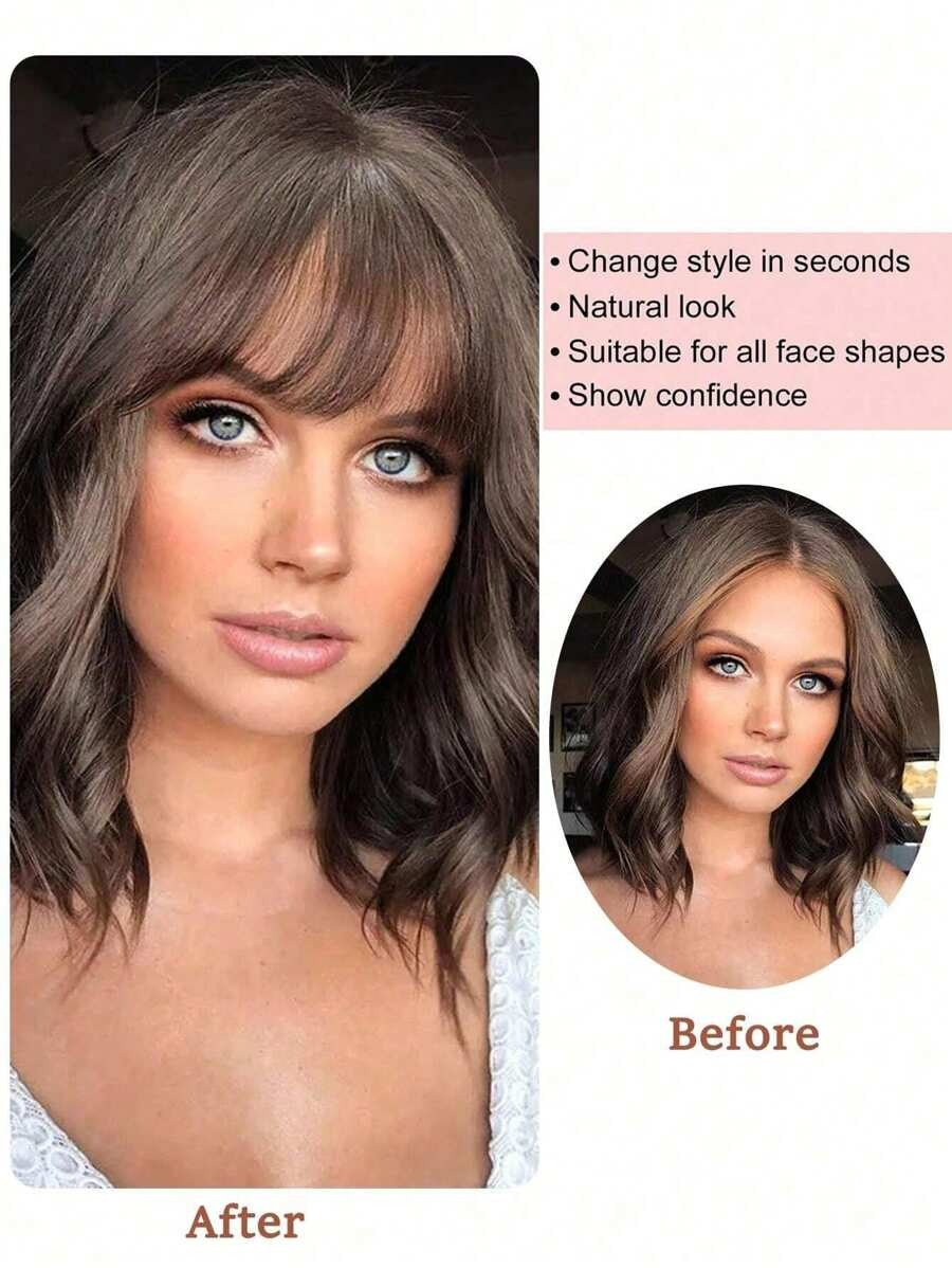 SHEIN مشبك شعر بجبهة اصطناعية