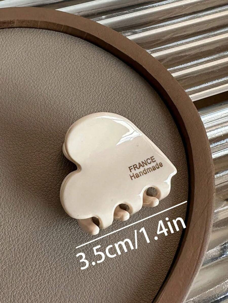 SHEIN مشابك شعر شكل قلب صغير