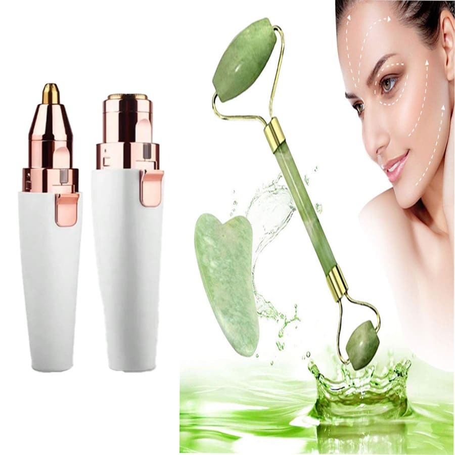 SHEIN أداة أنيقة وسهلة الاستخدام لإزالة شعر الوجه بلون أبيض