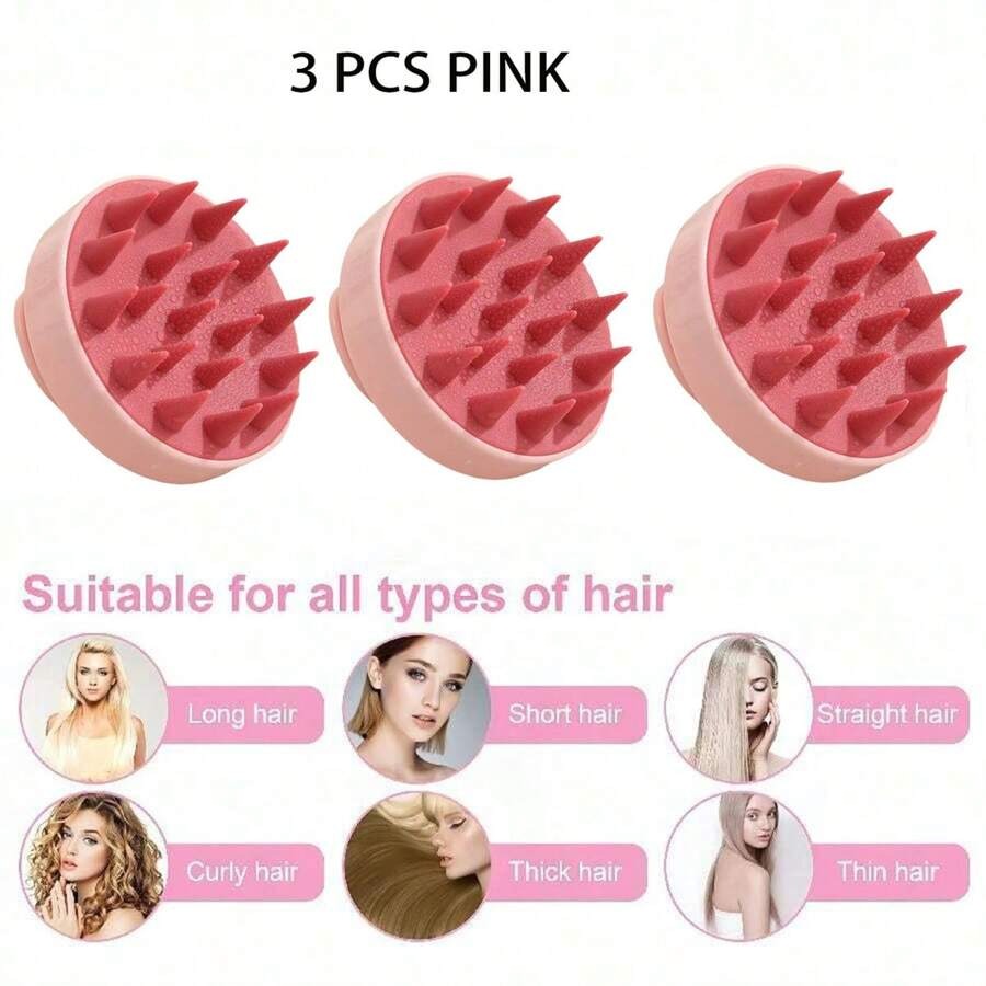 SHEIN فرشاة رأس مدلكة للشعر من السيليكون الناعم