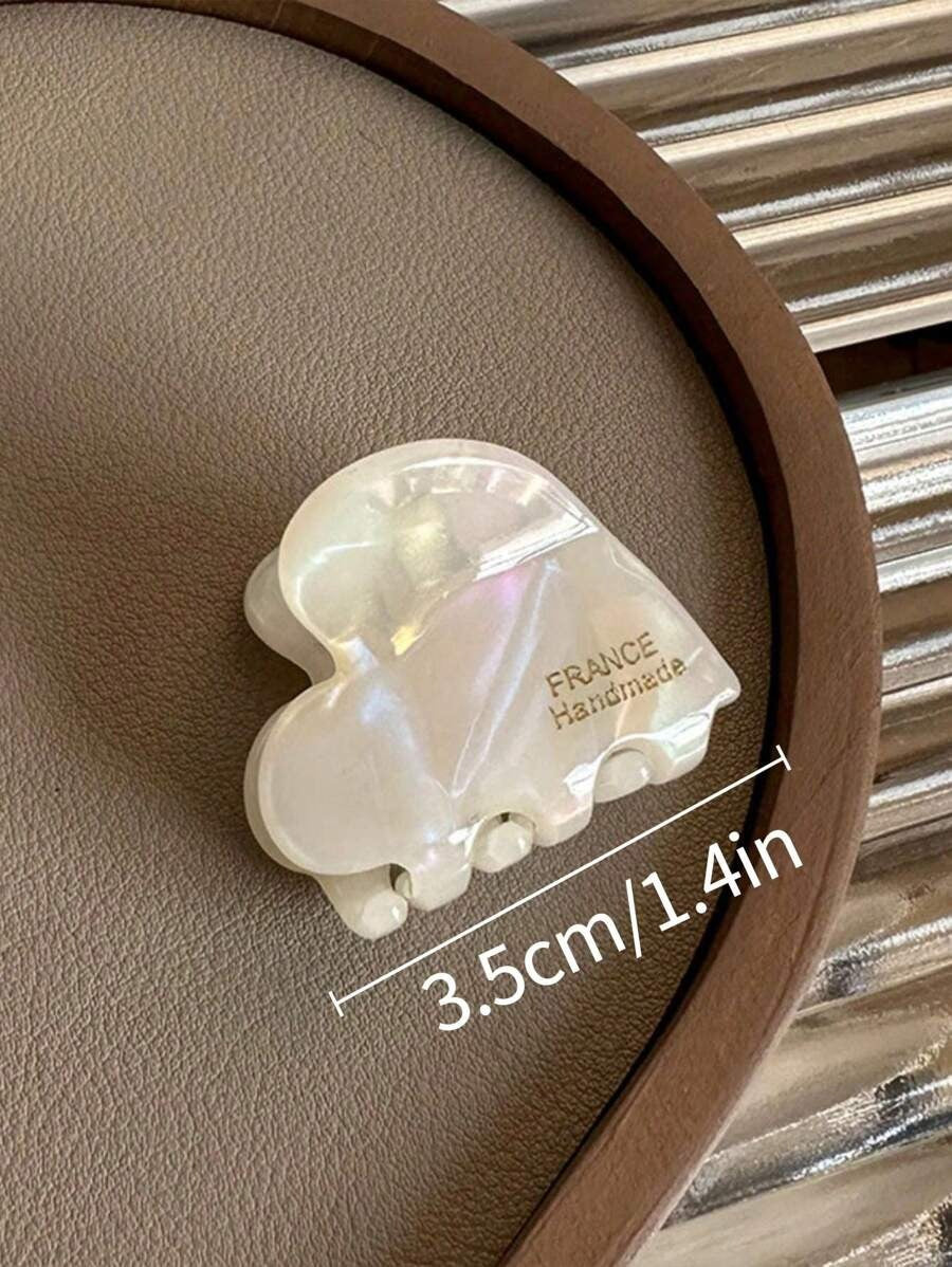 SHEIN مشابك شعر شكل قلب صغير