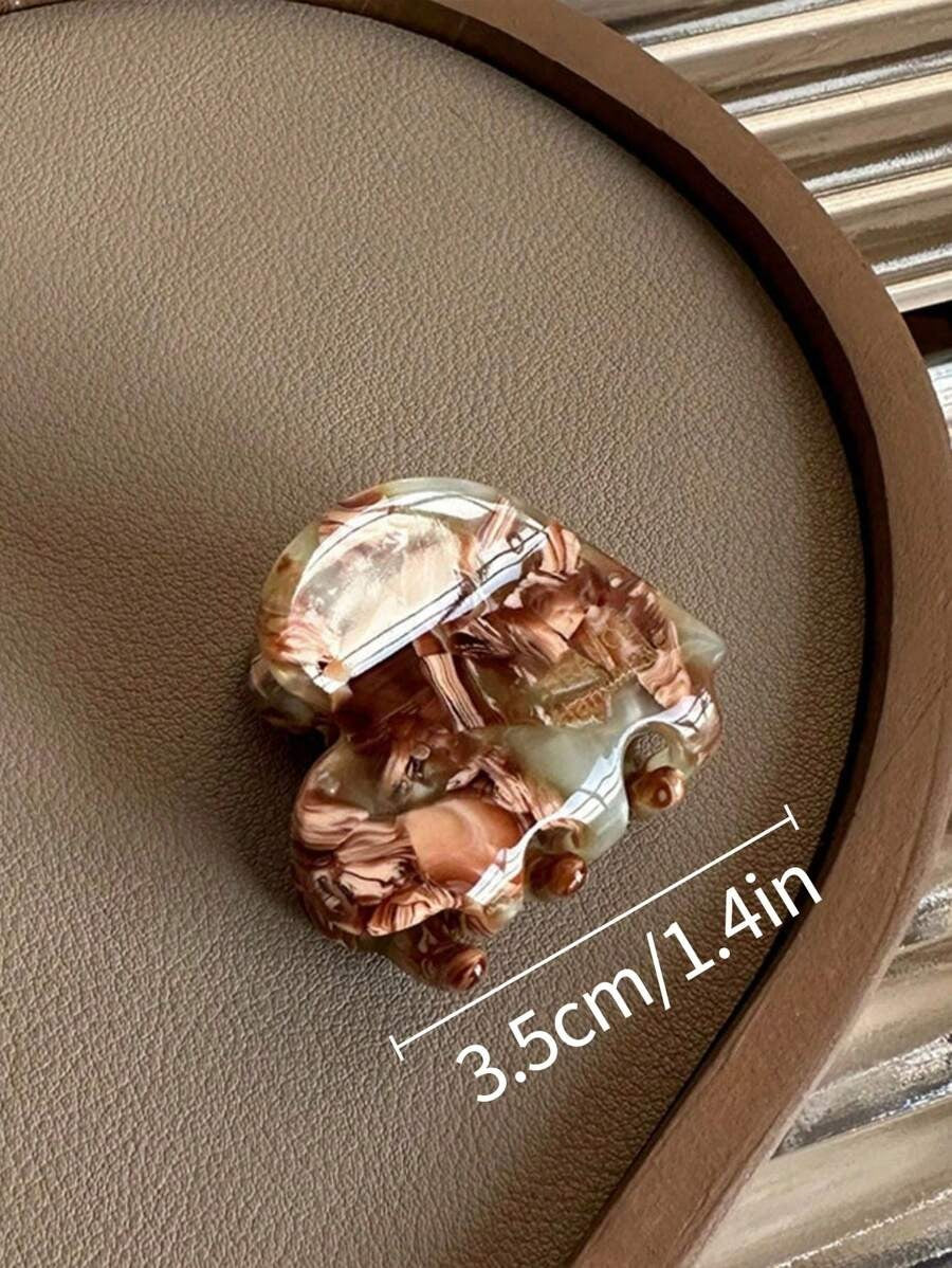 SHEIN مشابك شعر شكل قلب صغير
