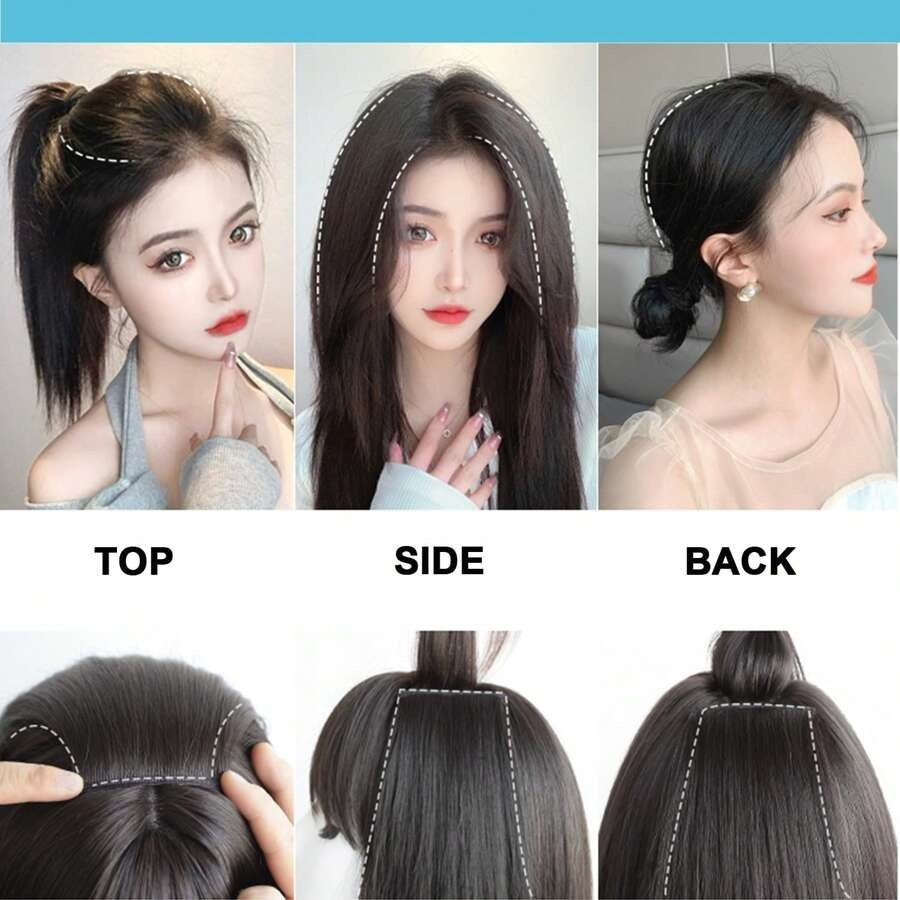 SHEIN وصلة شعر مستقيم لزيادة كثافة الشعر بشكل طبيعي