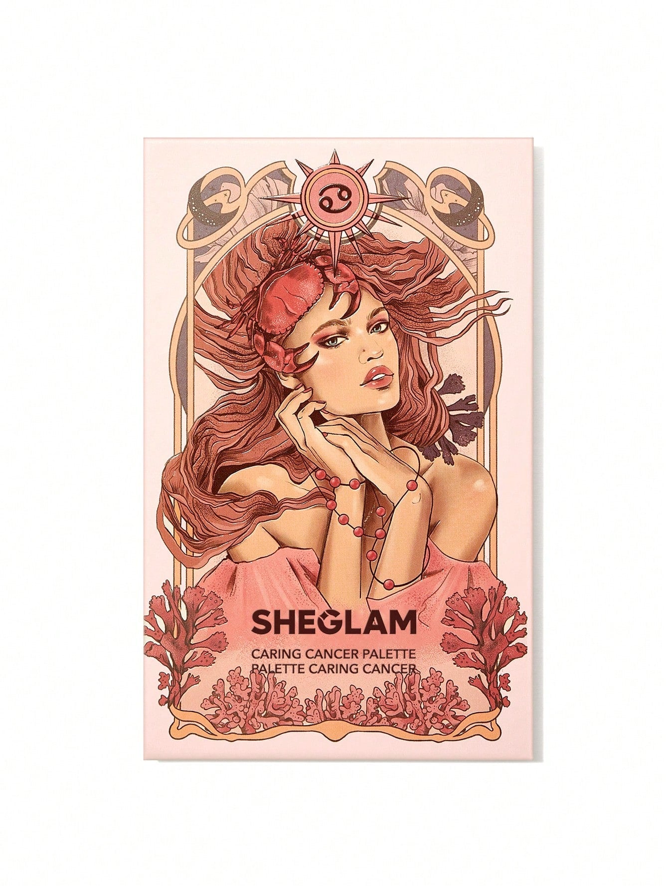SHEGLAM Caring Cancer Palette 8-Clolor Shimmer Metallic Matte Eyeshadow Palette Pink Dark Purple High Pigment Long Wear Blendable Pro Eyeshadow Black Friday Winter Pink Brown Eyeshadow
