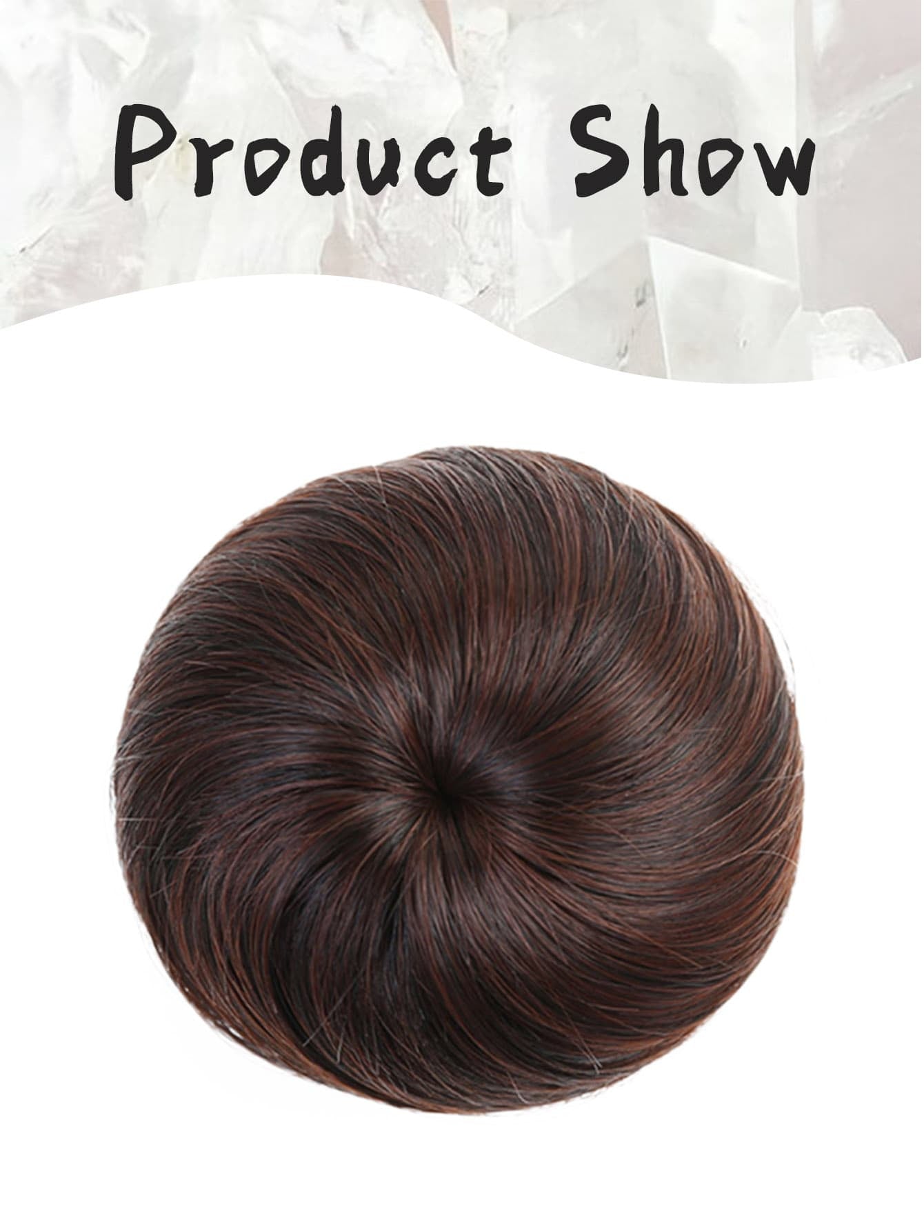 Foreign Trade Chemical Fiber High Temperature Silk Elastic Rope Fake Hair Bag Ancient Style Ball Hair Wig Hair Accessories Korean Straight Hair Bag
