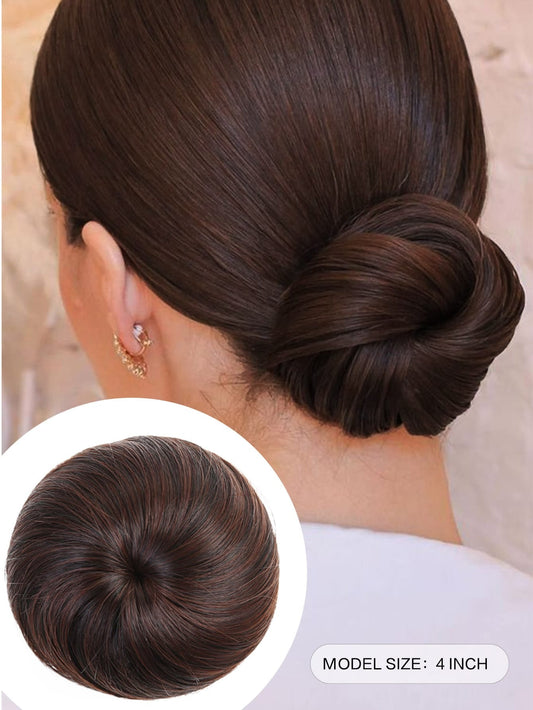 Foreign Trade Chemical Fiber High Temperature Silk Elastic Rope Fake Hair Bag Ancient Style Ball Hair Wig Hair Accessories Korean Straight Hair Bag