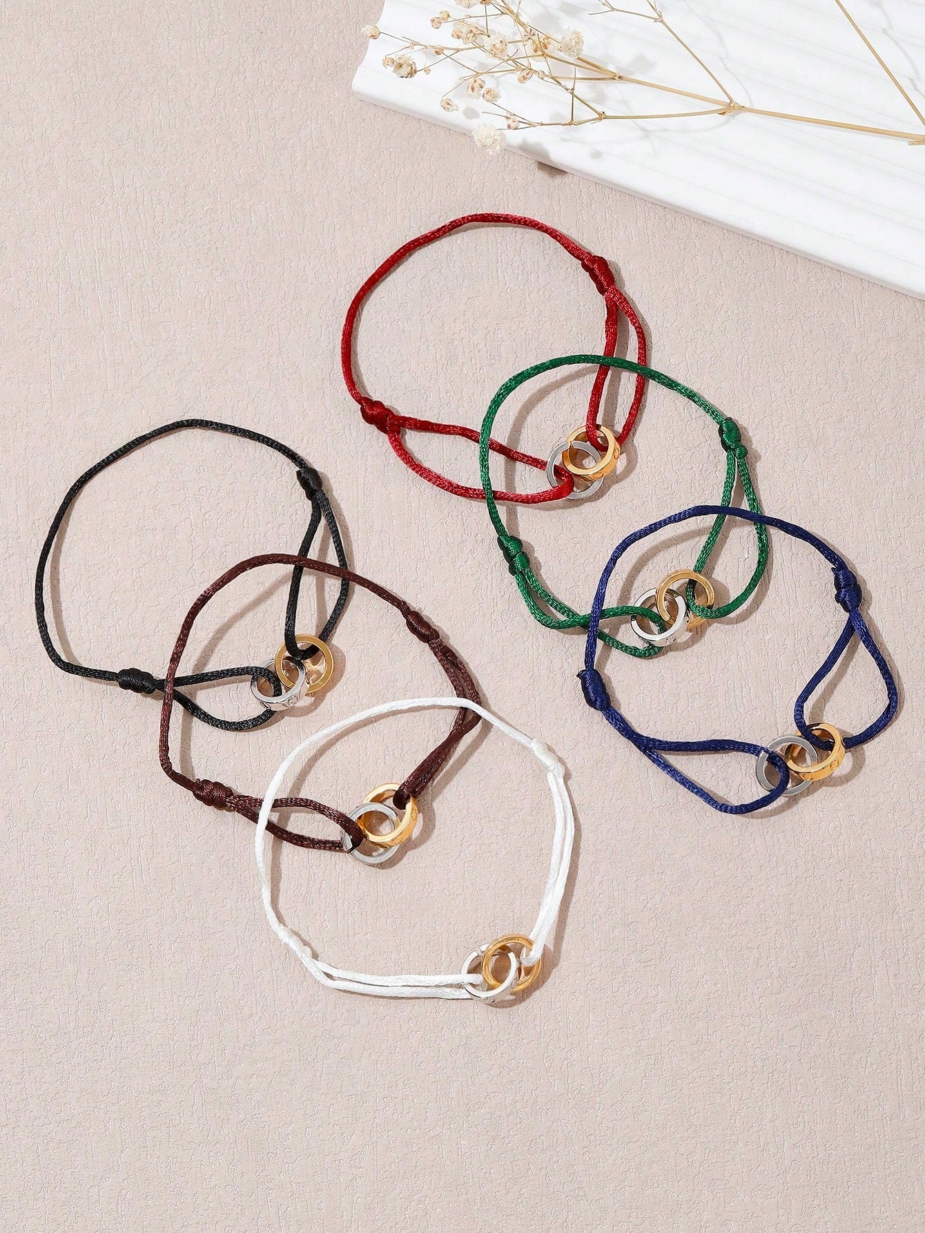 1Set Style Classic Bracelet Suitable for Women'S Daily Wear (Adjustable Stretch Bracelet)