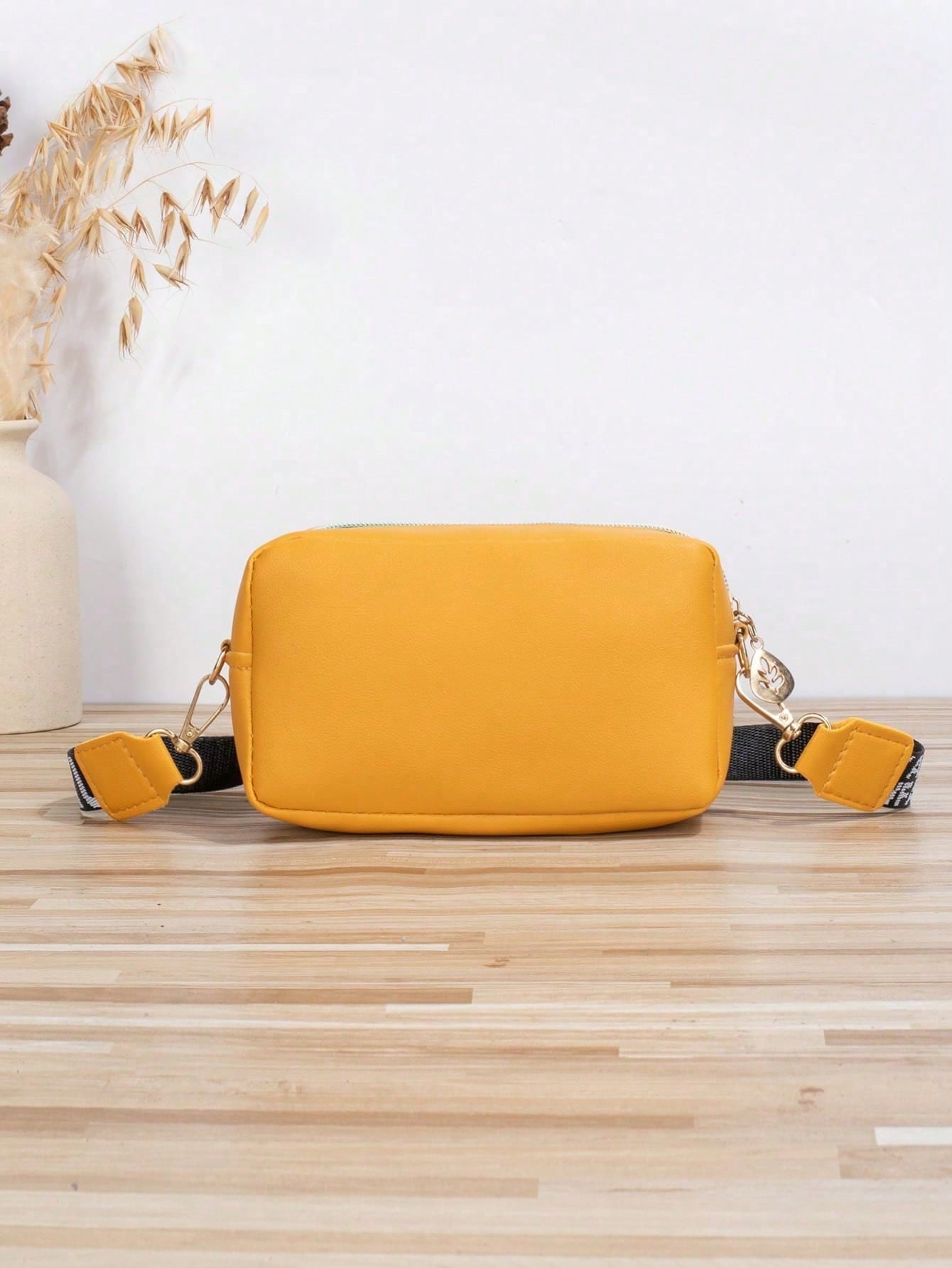 Mini Letter Graphic Square Bag