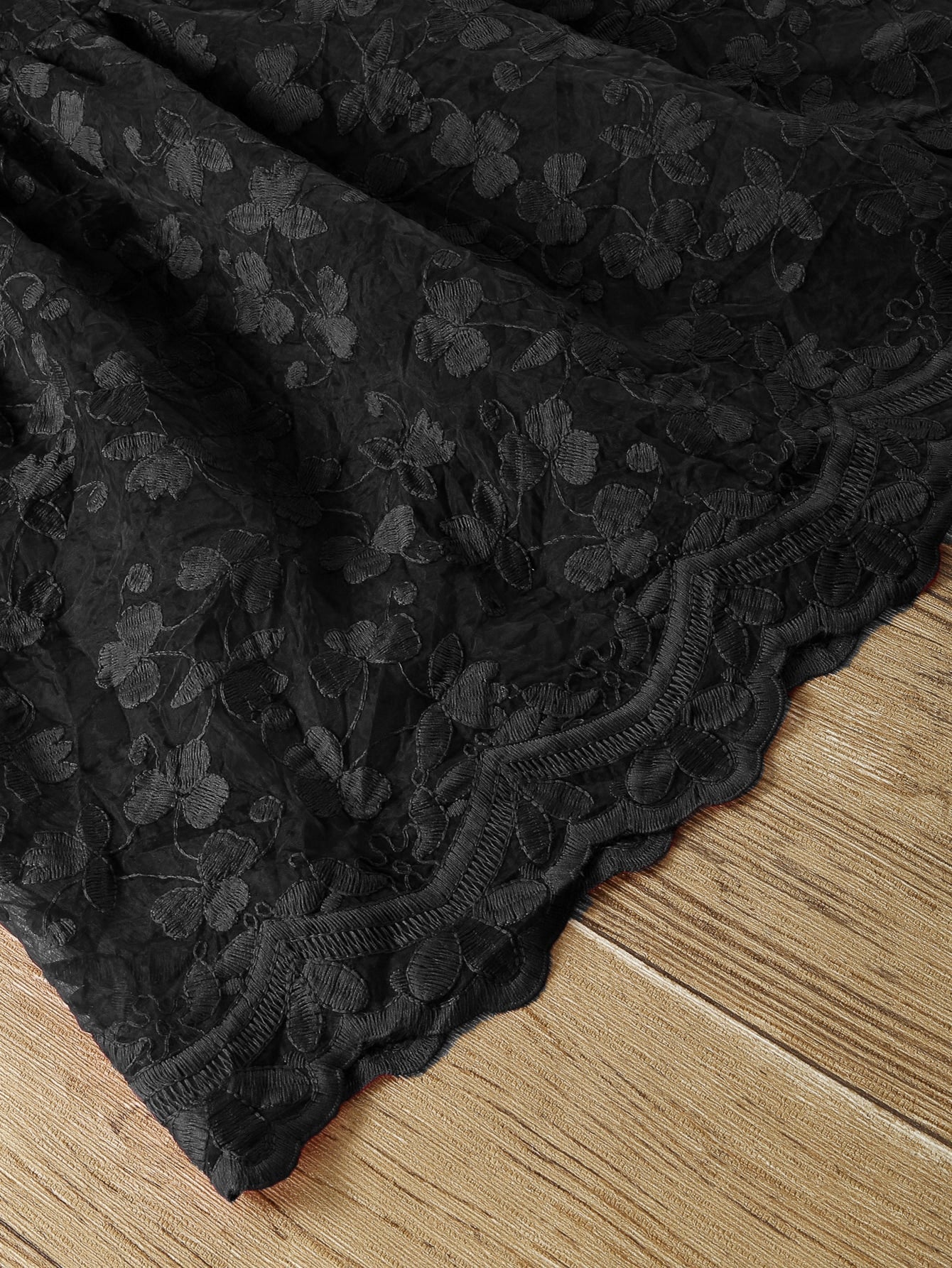 SHEIN Kids CHARMNG Toddler Girls Zip Back Sleeveless Lace Dress