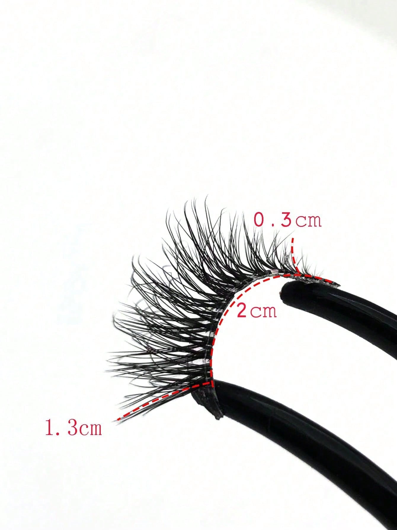 False Eyelashes,14 Pairs Clear Band Cat Eye Elongated D-Curved Half Eyelashes