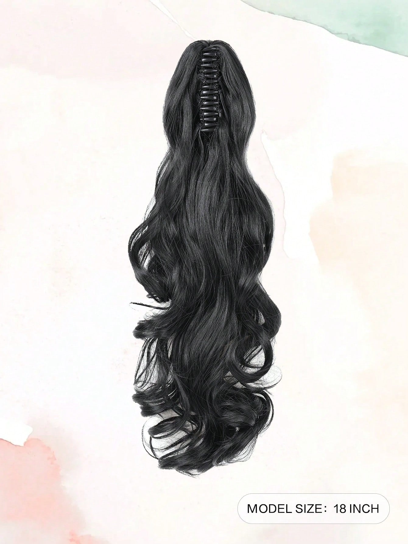 Claw Clip Ponytail Extension Curly Wavy Clip in Long Ponytails Hair Extensions Synthetic Hairpiece for Women