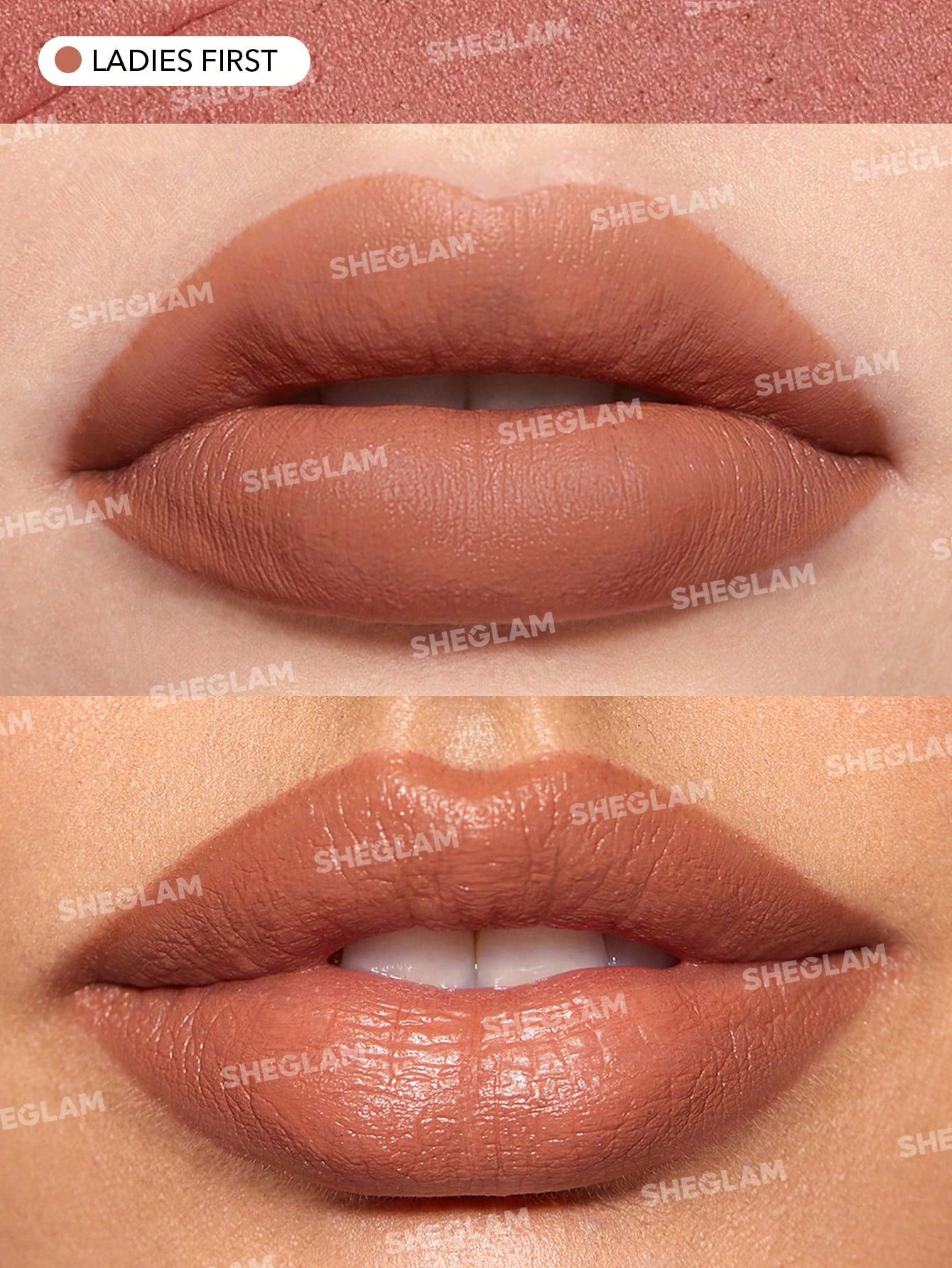 SHEGLAM Cosmic Crystal Matte Lipstick - Ladies First 4 Colors Moisturizing Soft Matte Lipstick Anti-Drying Smooth Lip Makeup Black Friday Winter Gifts Lipstick