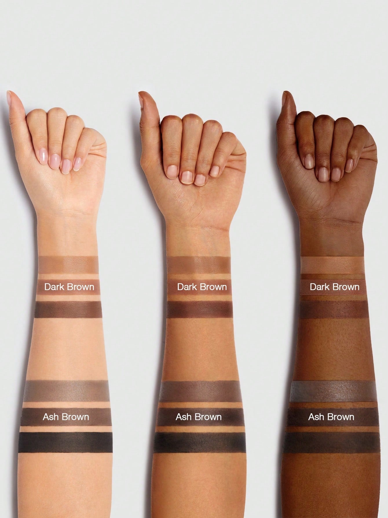 SHEGLAM Full-Filled Eyebrow Palette-102 Ash Brown 3-Color Matte Eyebrow Powder Eyebrow Wax Filling Defining Shaping Eyebrow Makeup with Small Brush Black Friday Party Eyebrow