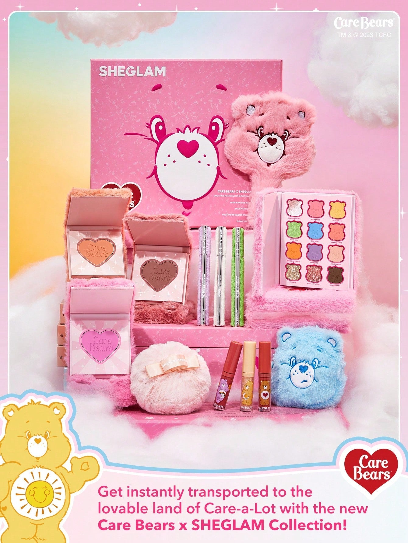 SHEGLAM X Care Bears Sweet Wishes Colored Eyeliner-Lucky Day 3 Colors Colorful Matte Eyeliner Pencil Long-Lasting Extra-Fine Eyeliner Easy to Wear Bold Eye Make up Black Friday Trending Y7K Eyeliner