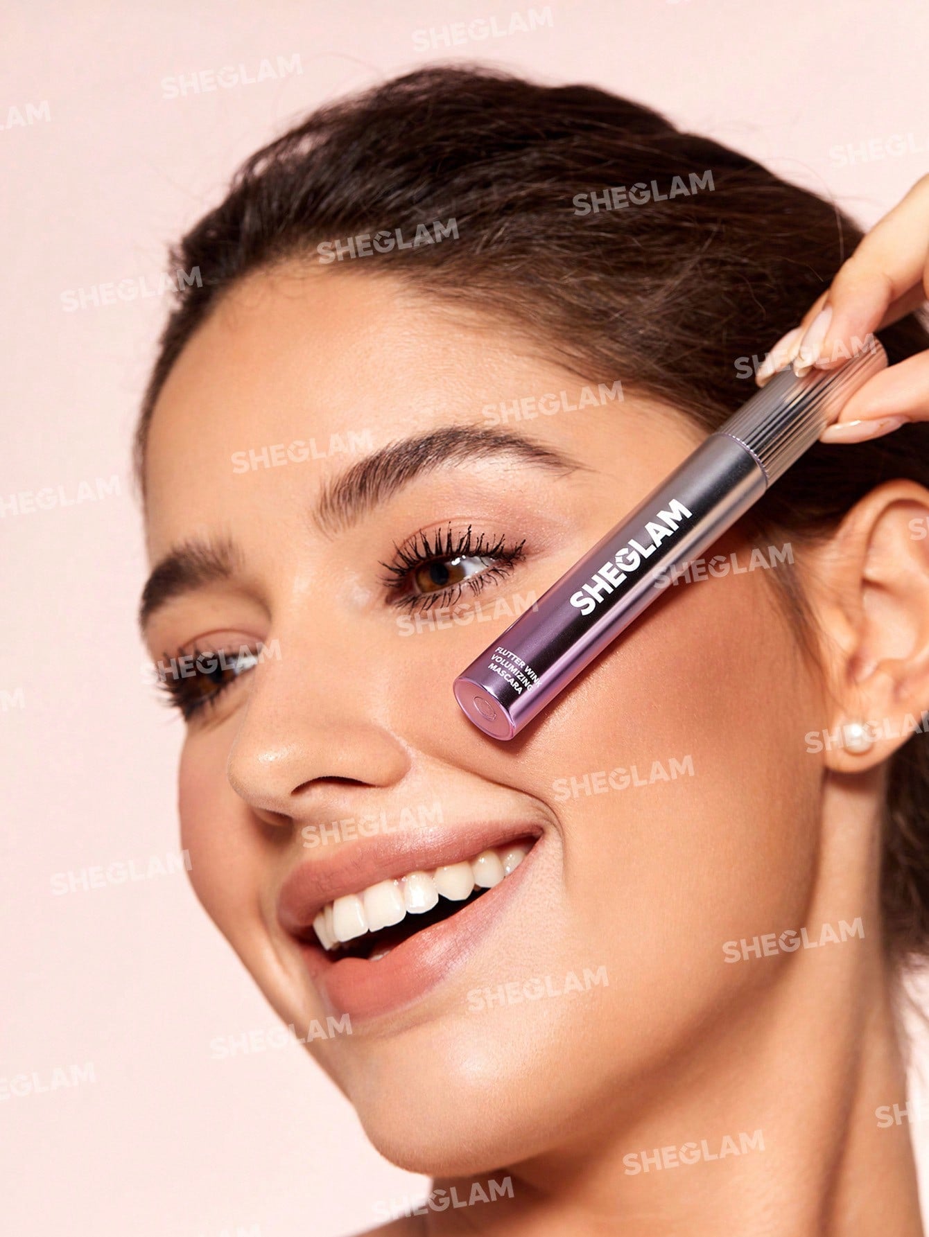 SHEGLAM Flutter Wink Volumizing Mascara Volumizing Lengthening Long-Lasting No Smudge Thick Lengthening Volume Big Eyes Mascara Black Friday Party Mascara