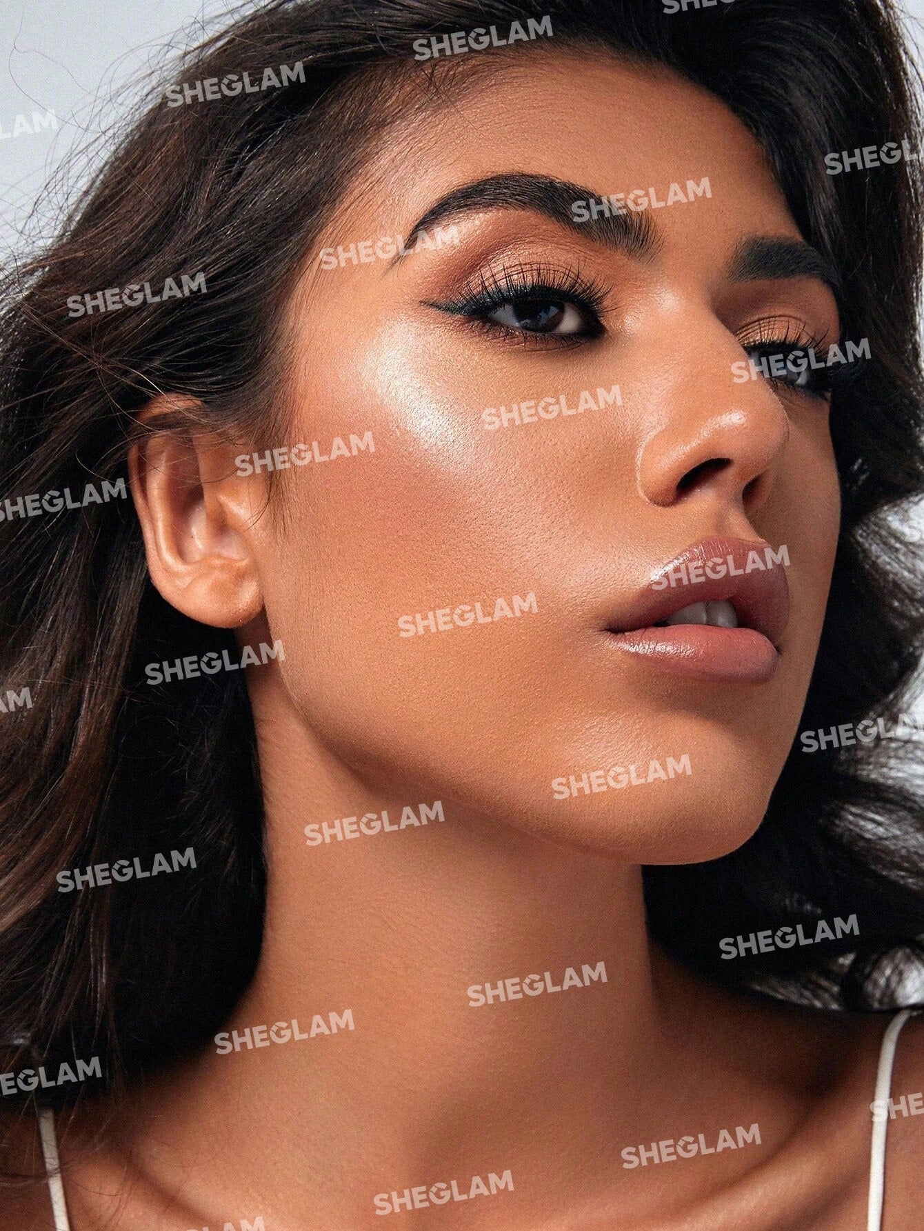 SHEGLAM Glam 101 Hybrid Highlighter & Blush Duo-Vienna Blush Highlighter Powder Palette Non-Fading Multi-Use Non-Greasy Shimmer Lightweight Smooth Blusher Black Friday Winter Pink Rosa Blush