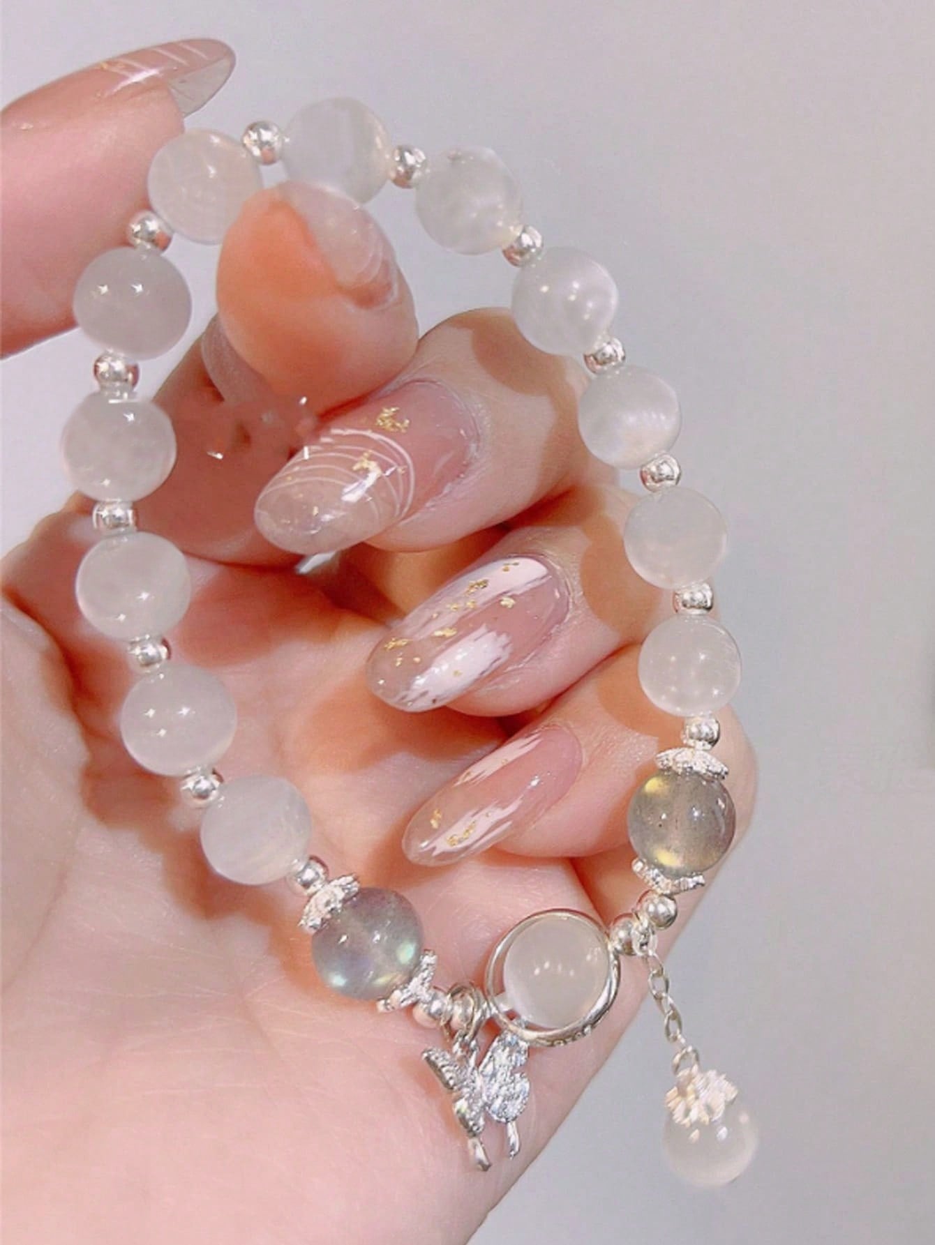 1Pc Strand Beads Bracelet for Women Korean Fashion Jewelry Non-Fading Charm Hand Decor Accessories Girls Gift
