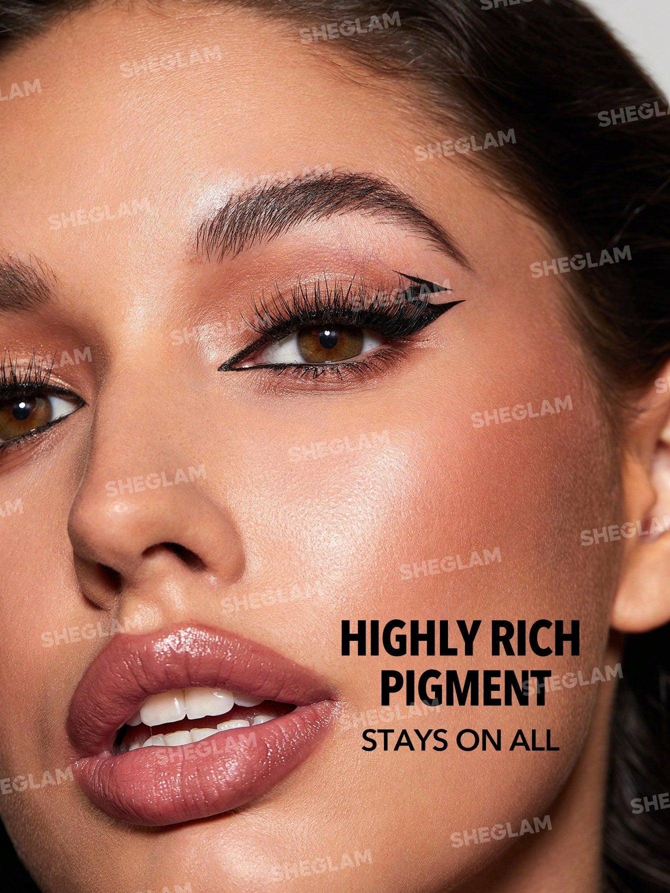 SHEGLAM so Rich Waterproof Liquid Eyeliner Highly Pigmented Black Matte Eyeliner Pencil Quick Drying Ultra-Fine Waterproof and Sweat-Proof Fine Brush Head Eyeliner Smooth Easy to Wear Eye Make up Black Friday Black Gift Eyeliner